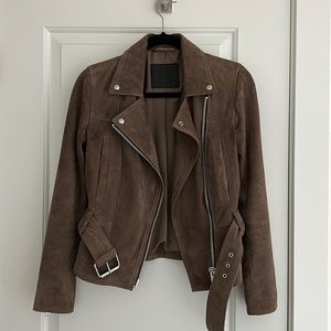 All saints leather jacket